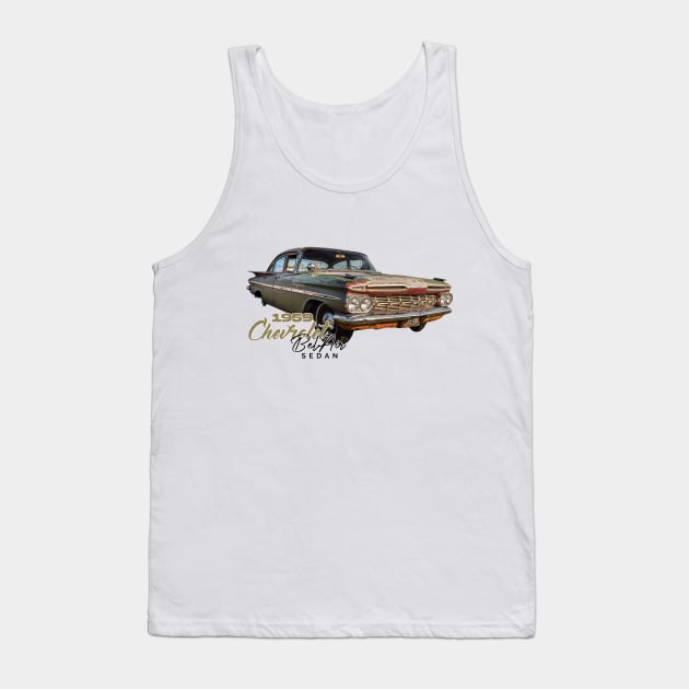 1959 Chevrolet Bel Air Sedan Tank Top by Gestalt Imagery